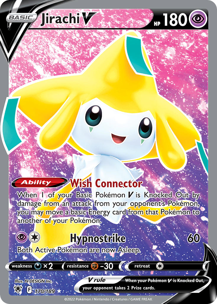 Pokemon TCG Jirachi V 170/189 - Astral Radiance