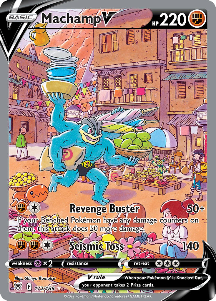 Pokemon TCG Machamp V 172/189 - Astral Radiance