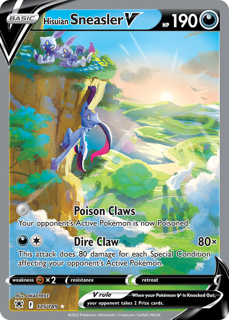 Pokemon TCG Hisuian Sneasler V 175/189 - Astral Radiance