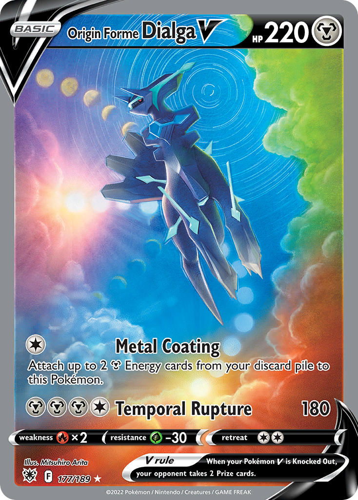 Pokemon TCG Origin Forme Dialga V 177/189 - Astral Radiance