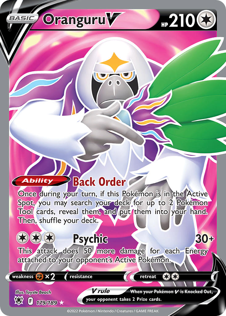 Pokemon TCG Oranguru V 179/189 - Astral Radiance