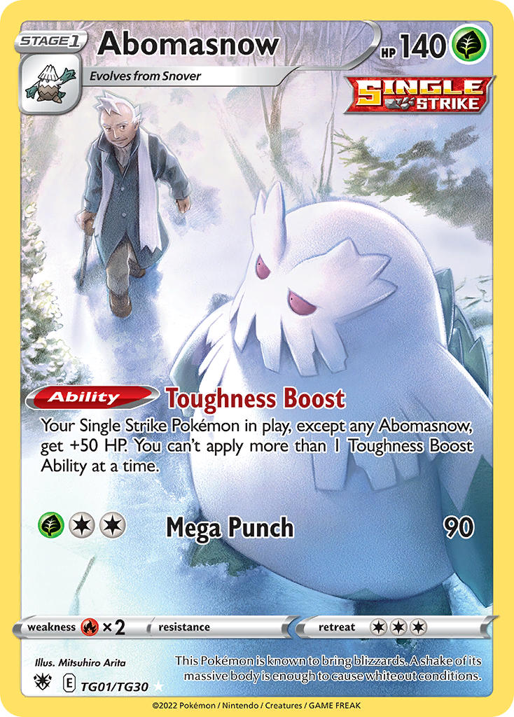 Pokemon TCG Abomasnow TG01/TG30 - Astral Radiance
