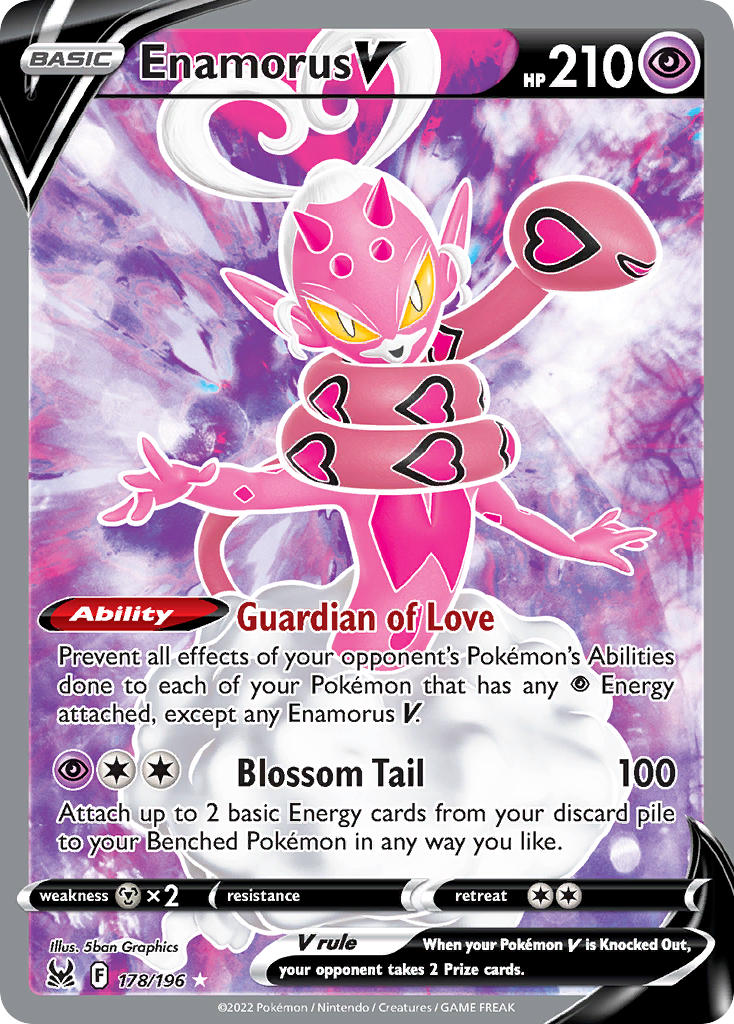 Pokemon TCG Enamorus V 178/196 - Lost Origin