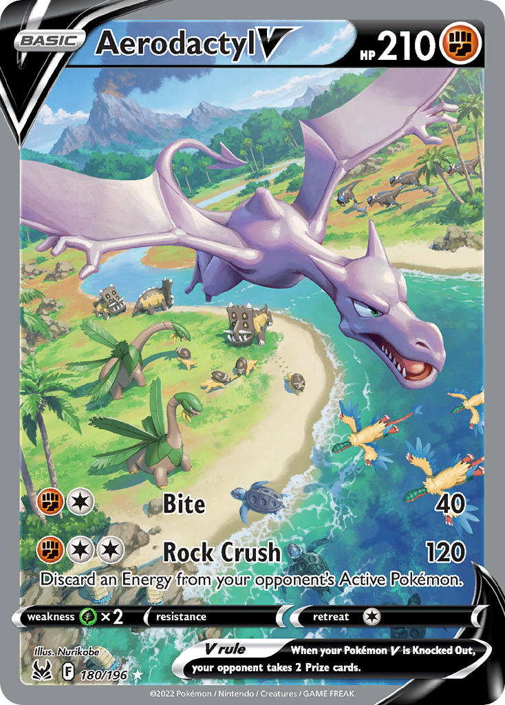 Pokemon TCG Aerodactyl V 180/196 - Lost Origin