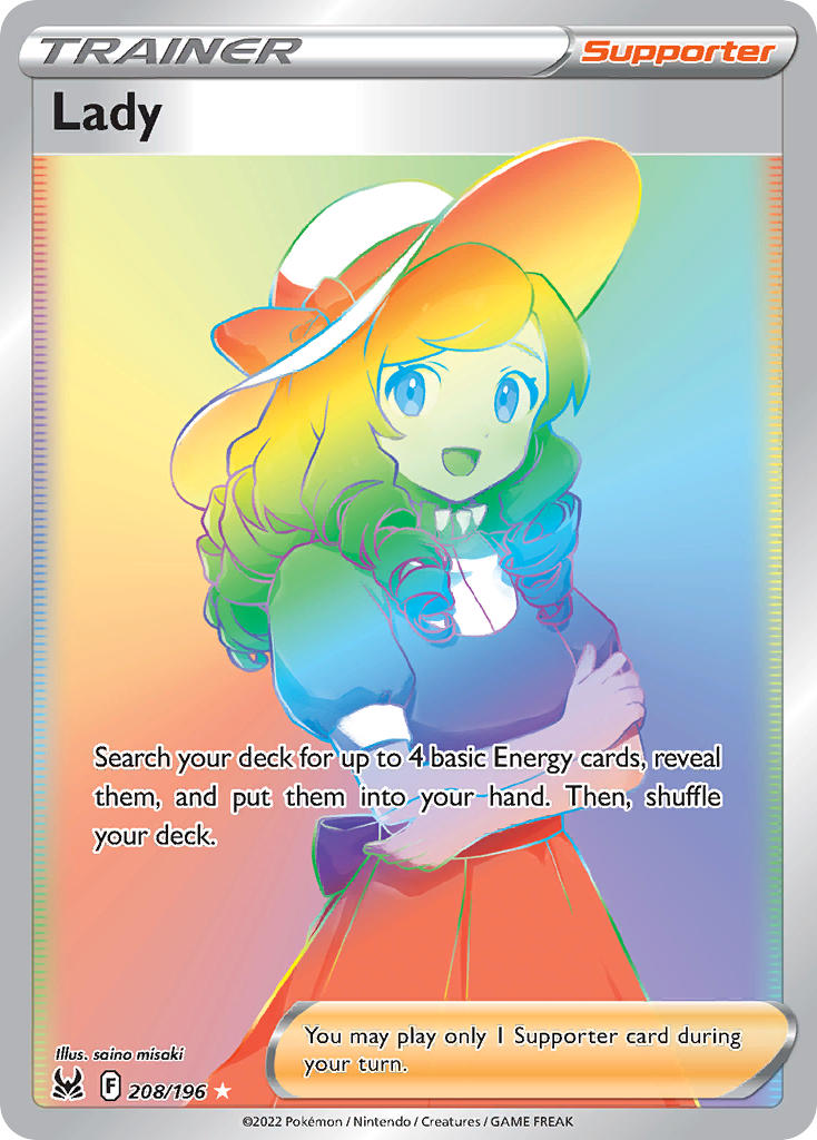Pokemon TCG Lady 208/196 - Lost Origin