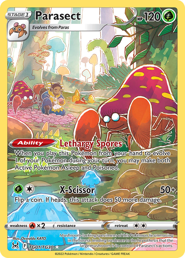 Pokemon TCG Parasect TG01/TG30 - Lost Origin