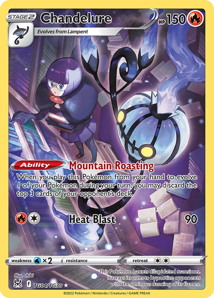Pokemon TCG Chandelure TG04/TG30 - Lost Origin
