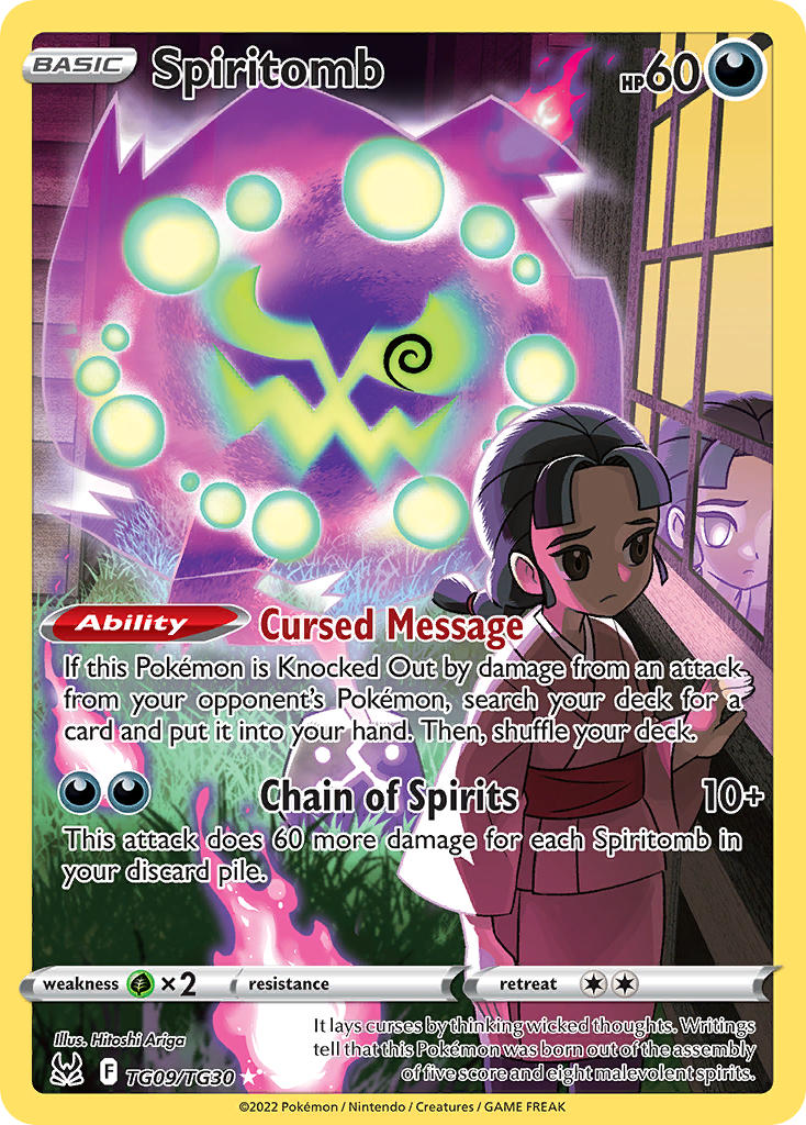 Pokemon TCG Spiritomb TG09/TG30 - Lost Origin