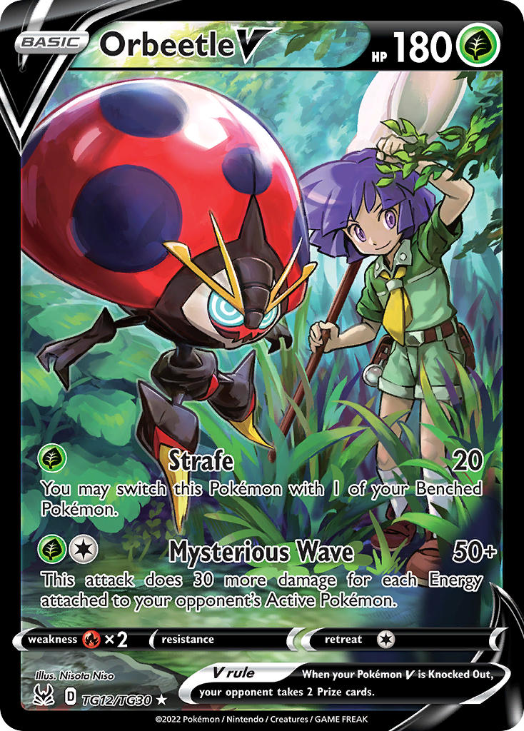 Pokemon TCG Orbeetle V TG12/TG30 - Lost Origin