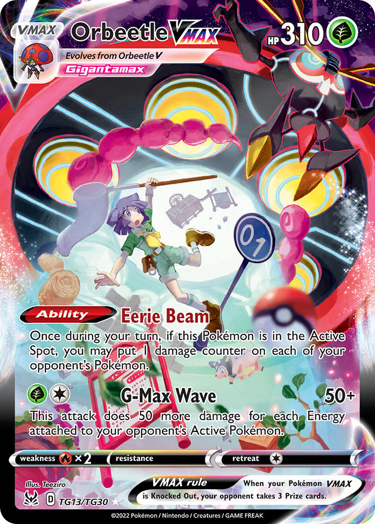Pokemon TCG Orbeetle VMAX TG13/TG30 - Lost Origin