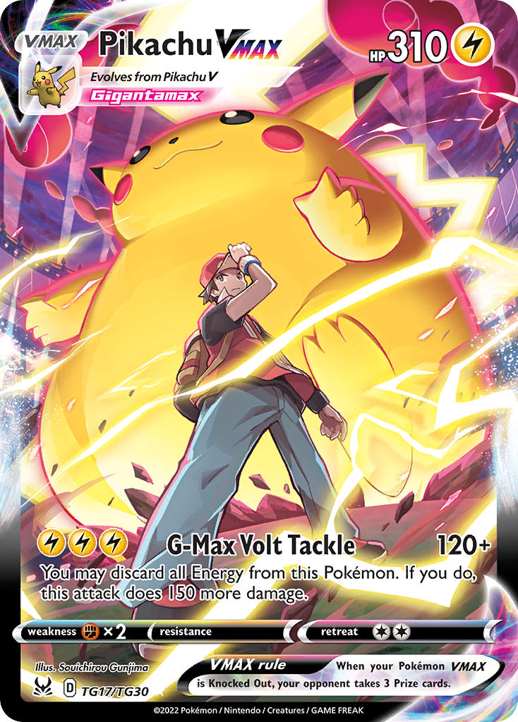 Pokemon TCG Pikachu VMAX TG17/TG30 - Lost Origin
