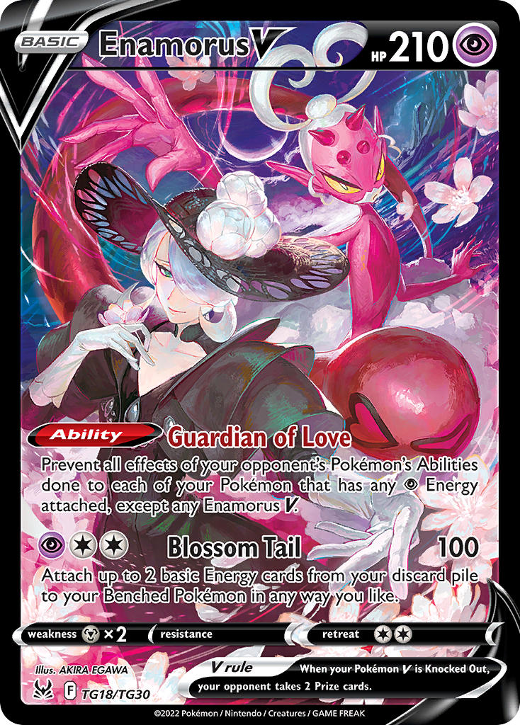Pokemon TCG Enamorus V TG18/TG30 - Lost Origin