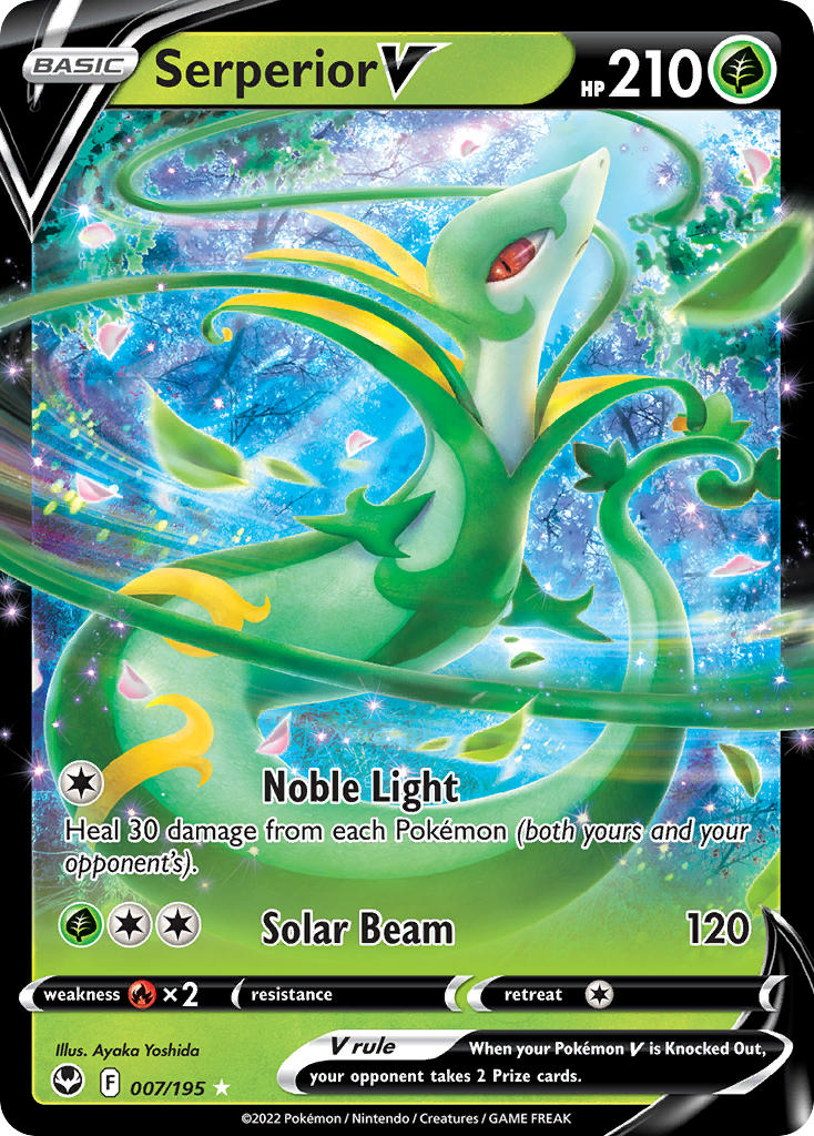 Pokemon TCG Serperior V 007/195 - Silver Tempest