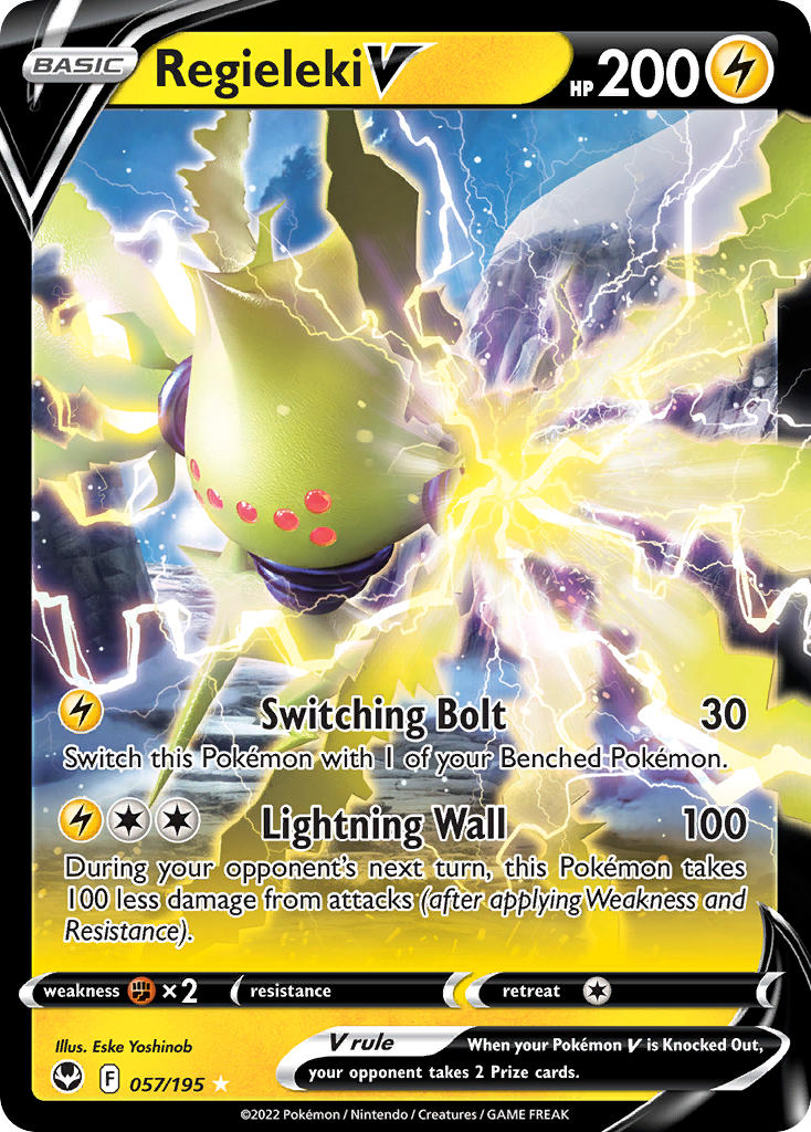 Pokemon TCG Regieleki V 057/195 - Silver Tempest