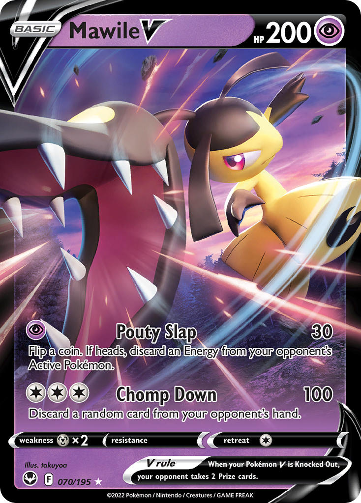 Pokemon TCG Mawile V 070/195 - Silver Tempest
