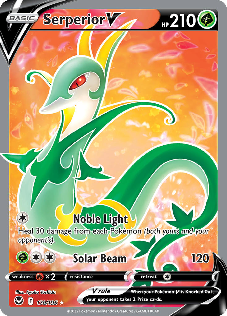 Pokemon TCG Serperior V 170/195 - Silver Tempest