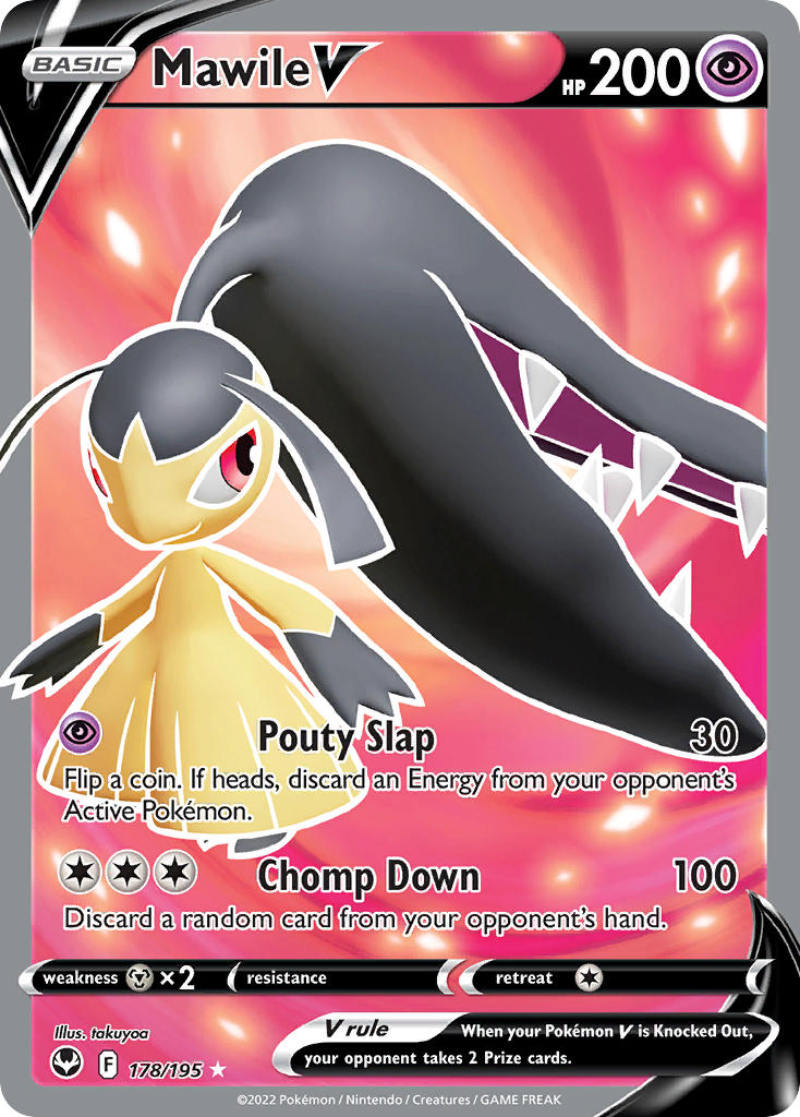 Pokemon TCG Mawile V 178/195 - Silver Tempest