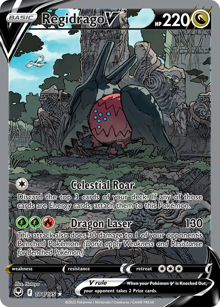 Pokemon TCG Regidrago V 184/195 - Silver Tempest