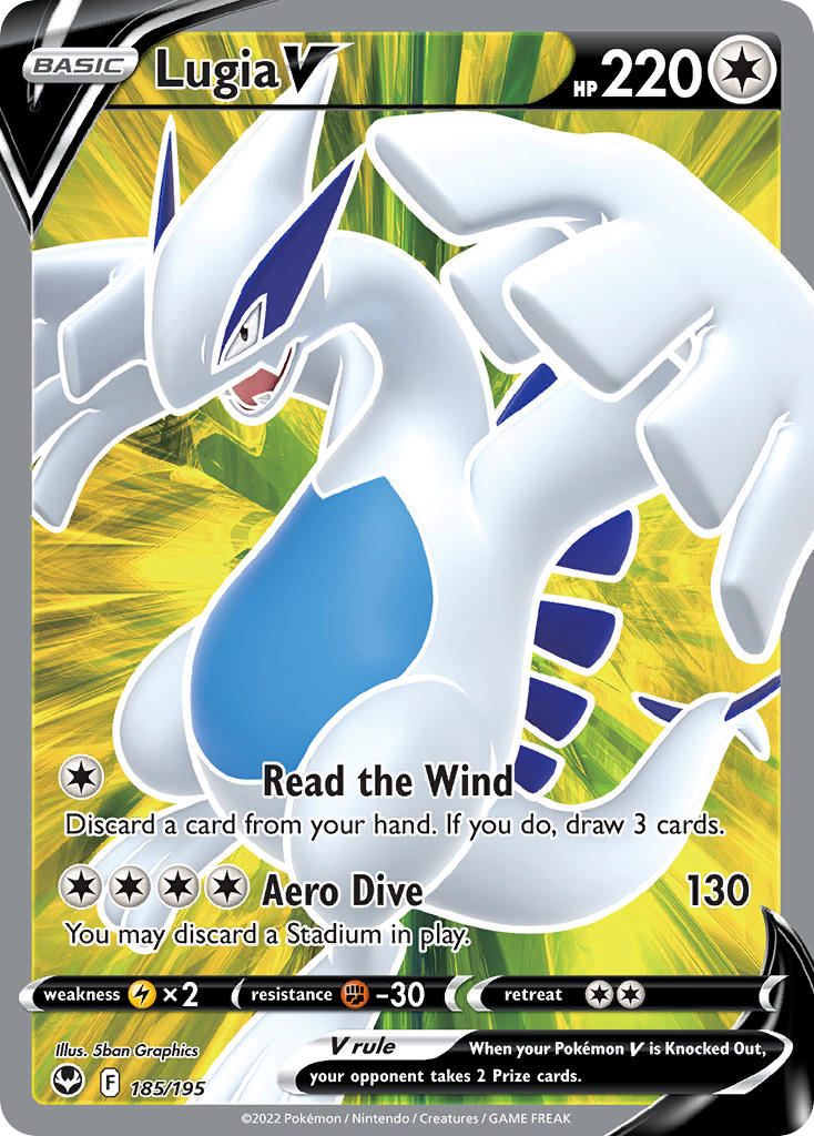 Pokemon TCG Lugia V 185/195 - Silver Tempest