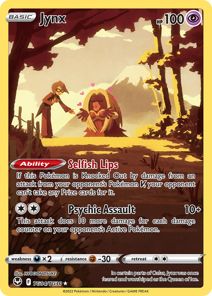 Pokemon TCG Jynx TG04/TG30 - Silver Tempest