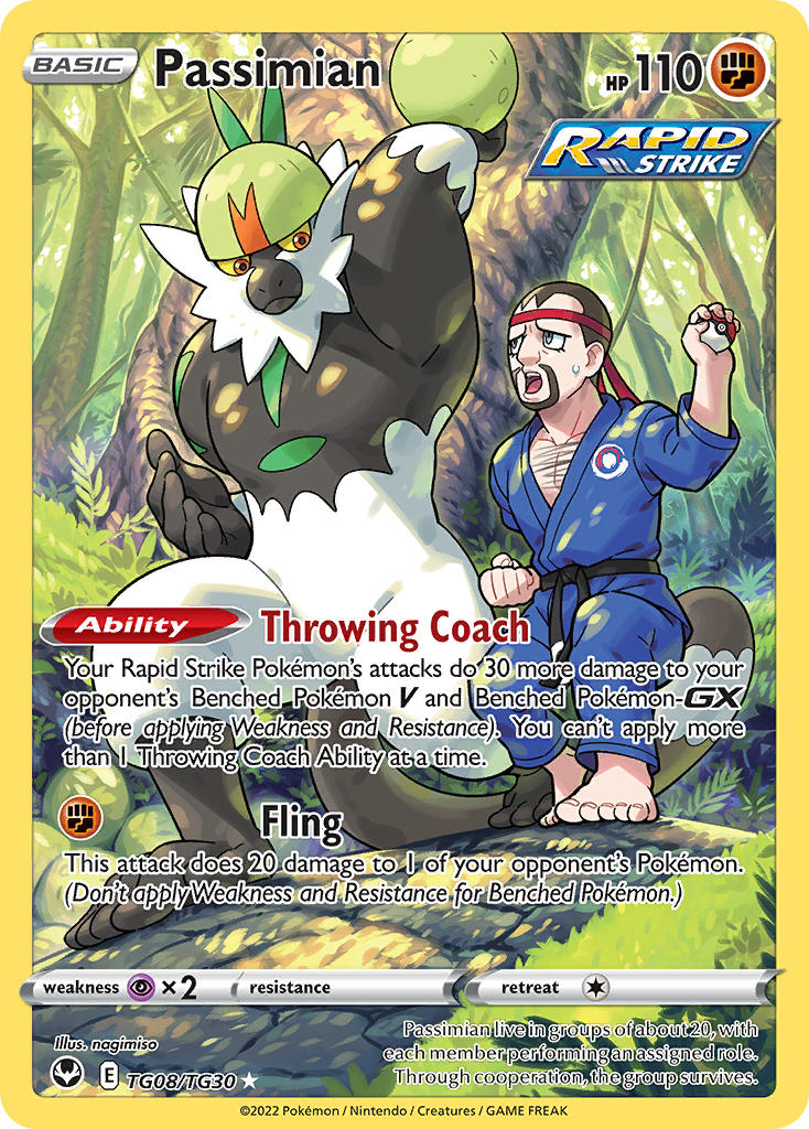 Pokemon TCG Passimian TG08/TG30 - Silver Tempest