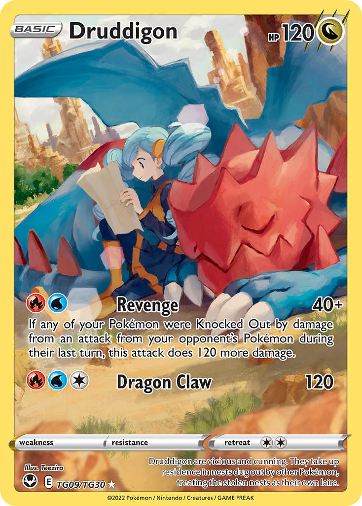 Pokemon TCG Druddigon TG09/TG30 - Silver Tempest