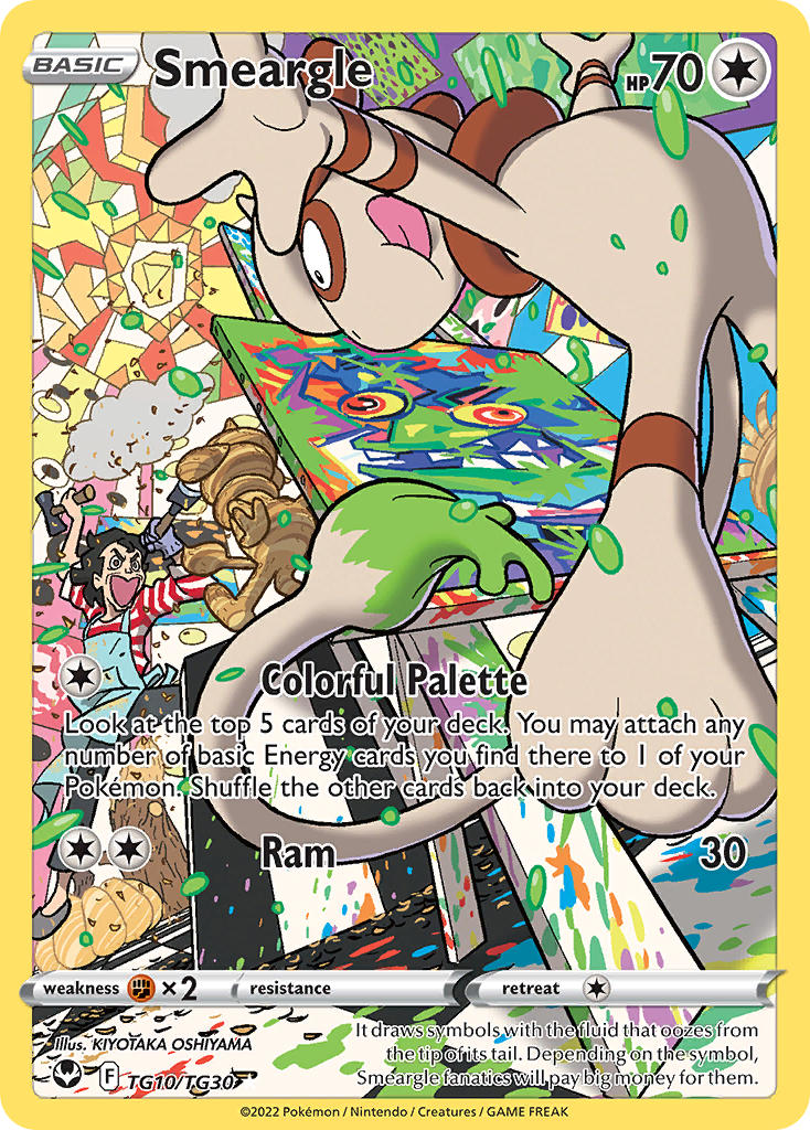 Pokemon TCG Smeargle TG10/TG30 - Silver Tempest