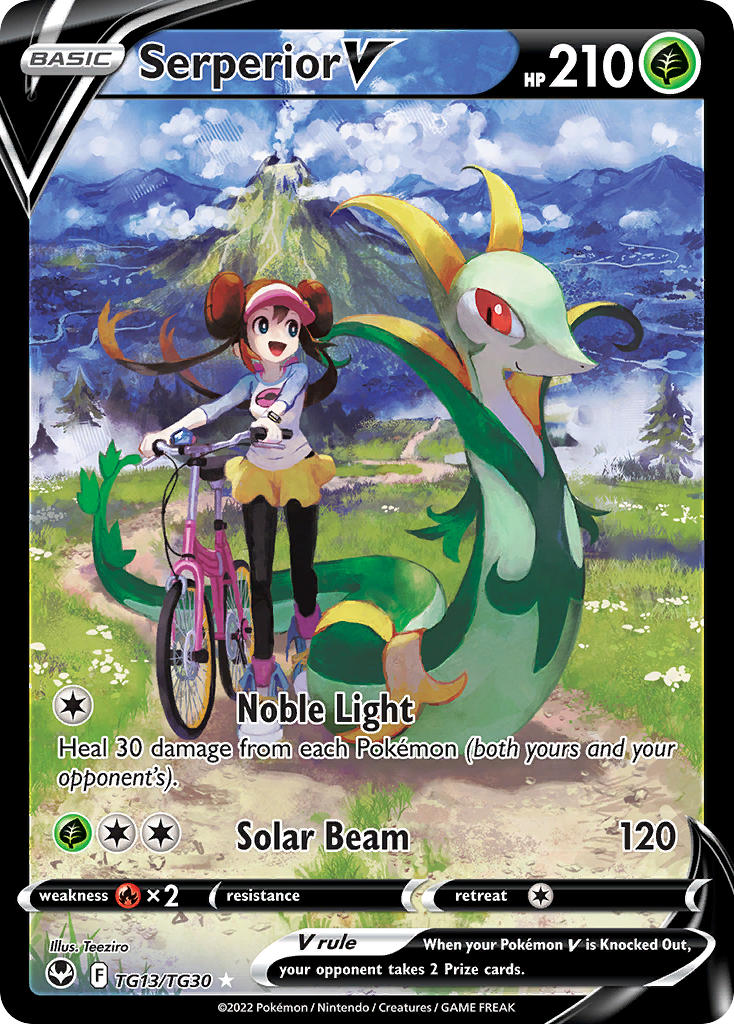 Pokemon TCG Serperior V TG13/TG30 - Silver Tempest