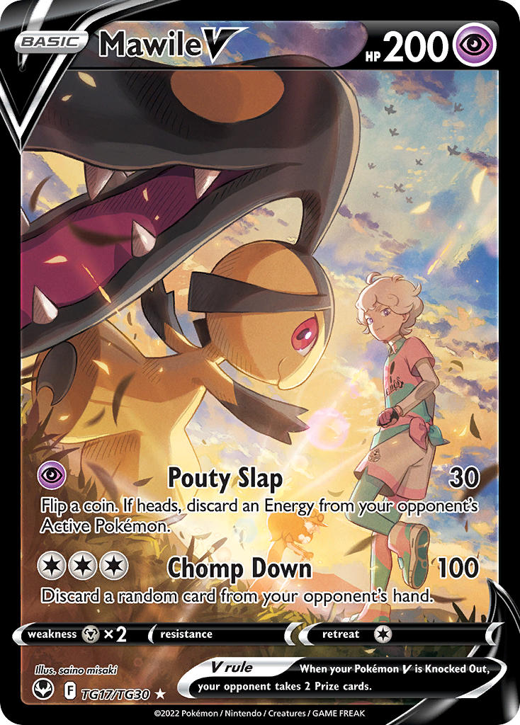 Pokemon TCG Mawile V TG17/TG30 - Silver Tempest