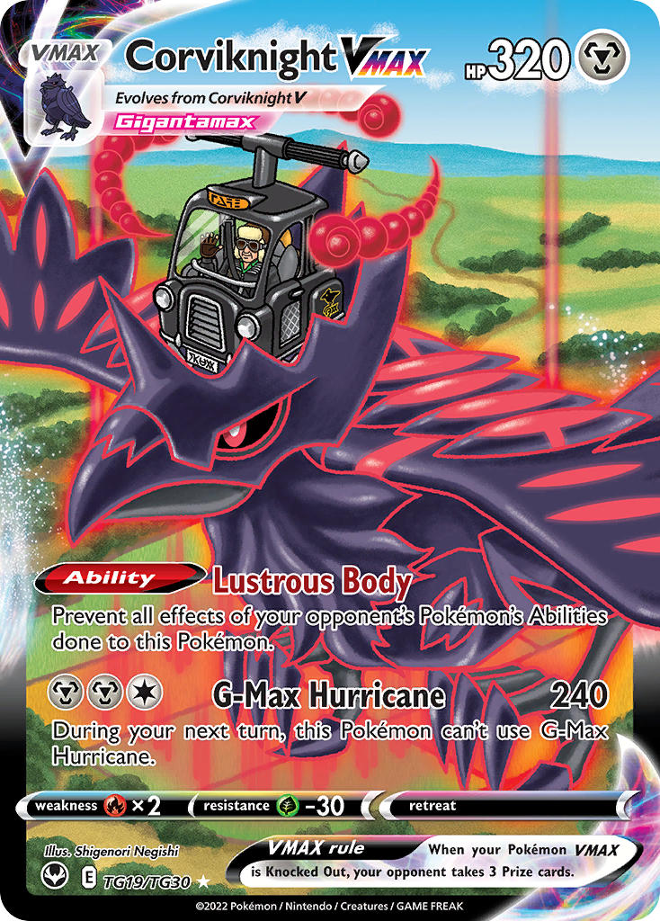 Pokemon TCG Corviknight VMAX TG19/TG30 - Silver Tempest