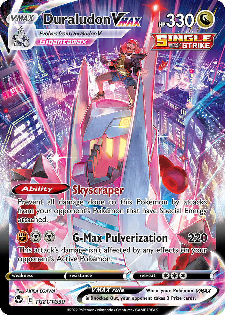 Pokemon TCG Duraludon VMAX TG21/TG30 - Silver Tempest