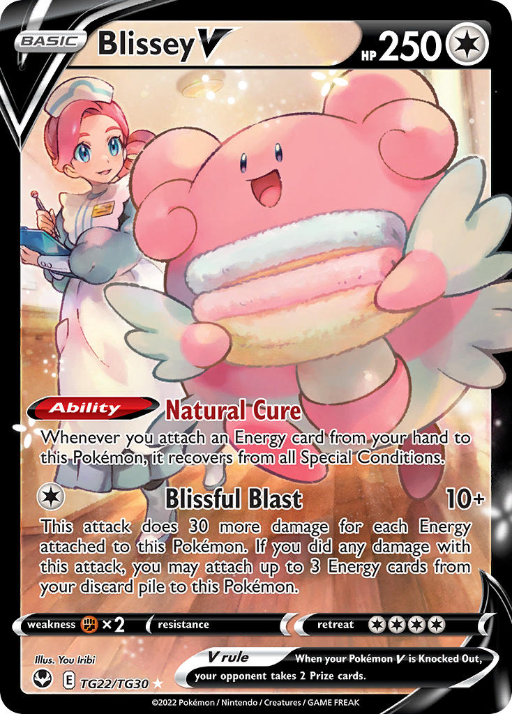 Pokemon TCG Blissey V TG22/TG30 - Silver Tempest