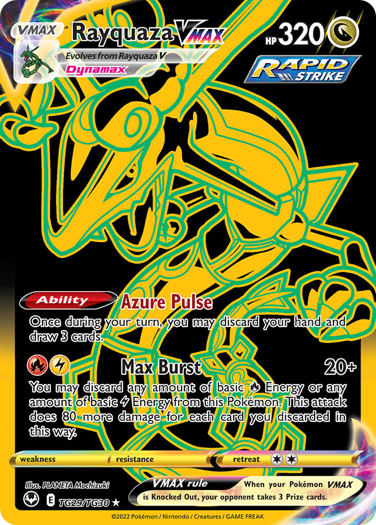 Pokemon TCG Rayquaza VMAX TG29/TG30 - Silver Tempest