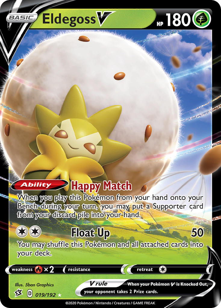 Pokemon TCG Eldegoss V 019/192 - Rebel Clash