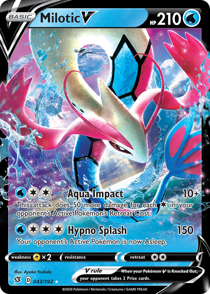 Pokemon TCG Milotic V 043/192 - Rebel Clash