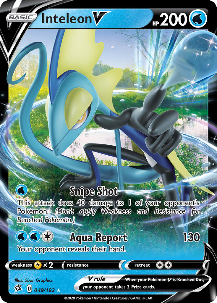 Pokemon TCG Inteleon V 049/192 - Rebel Clash