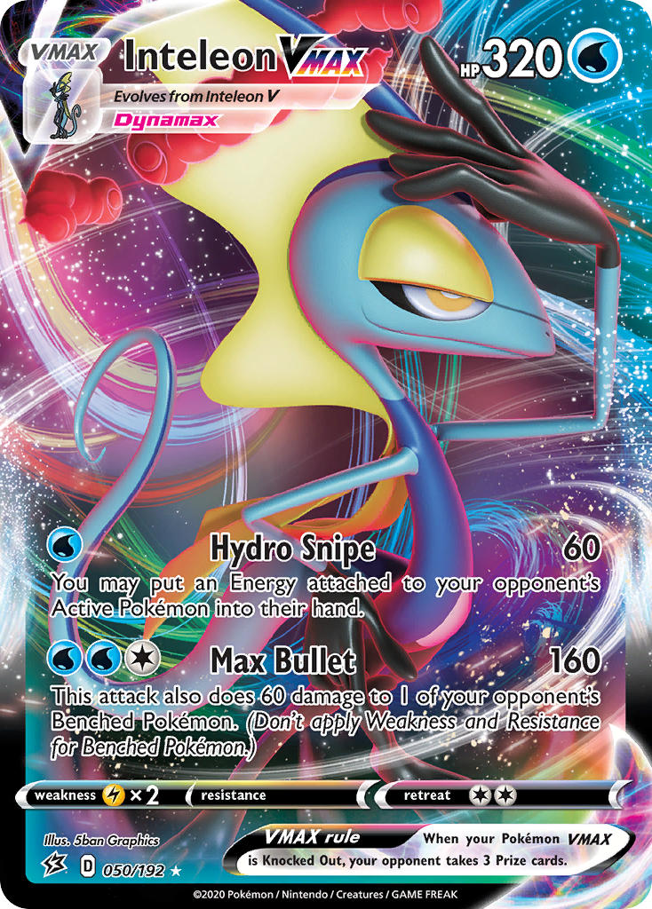 Pokemon TCG Inteleon VMAX 050/192 - Rebel Clash