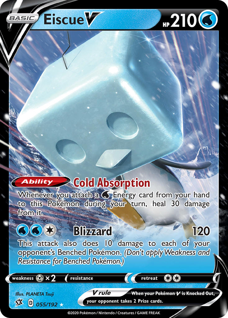 Pokemon TCG Eiscue V 055/192 - Rebel Clash