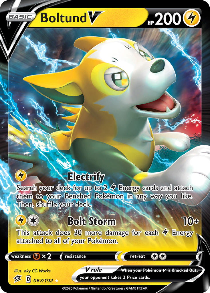 Pokemon TCG Boltund V 067/192 - Rebel Clash