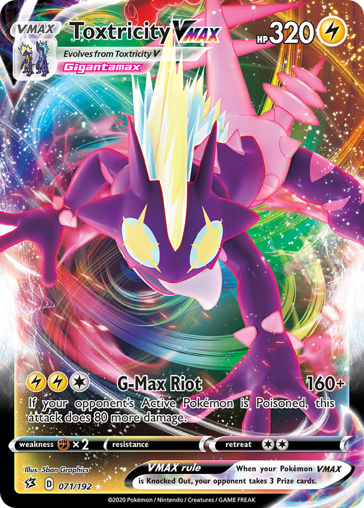 Pokemon TCG Toxtricity VMAX 071/192 - Rebel Clash