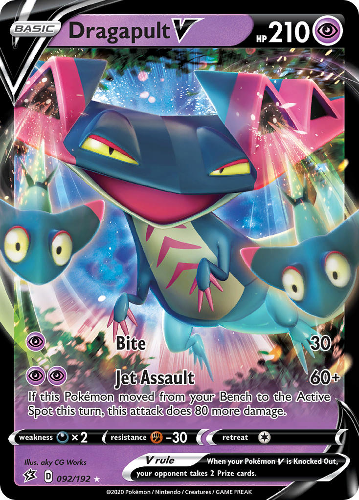Pokemon TCG Dragapult V 092/192 - Rebel Clash