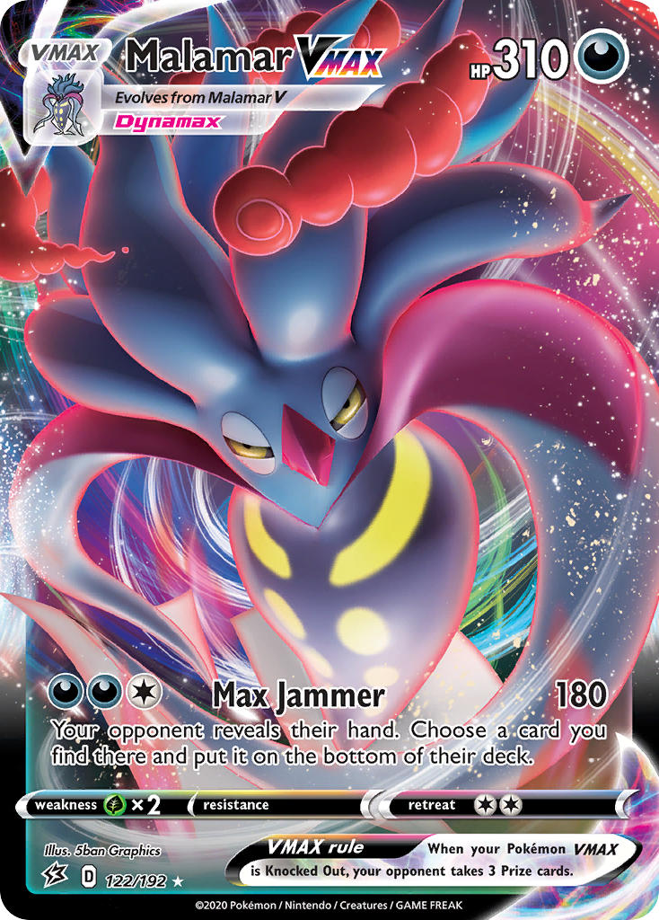 Pokemon TCG Malamar VMAX 122/192 - Rebel Clash