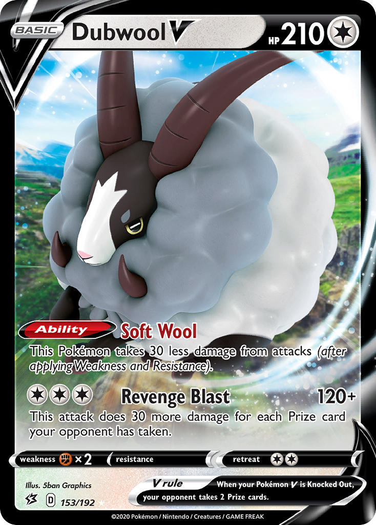 Pokemon TCG Dubwool V 153/192 - Rebel Clash