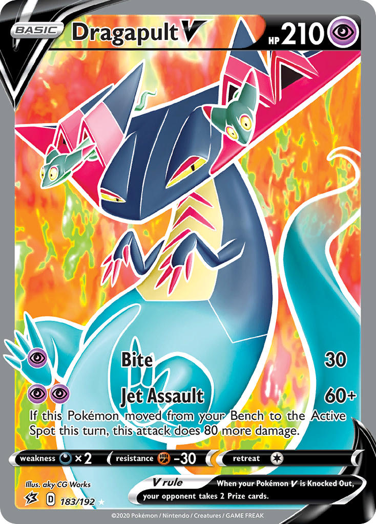 Pokemon TCG Dragapult V 183/192 - Rebel Clash