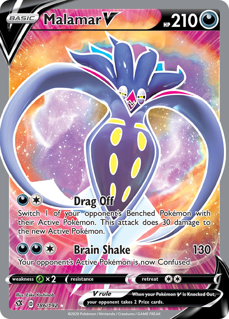 Pokemon TCG Malamar V 186/192 - Rebel Clash
