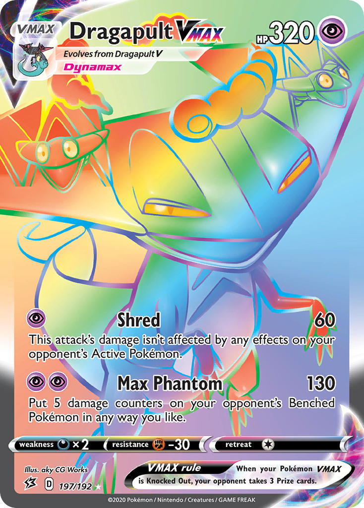 Pokemon TCG Dragapult VMAX 197/192 - Rebel Clash
