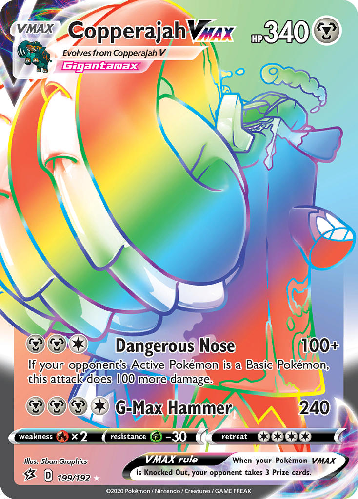 Pokemon TCG Copperajah VMAX 199/192 - Rebel Clash