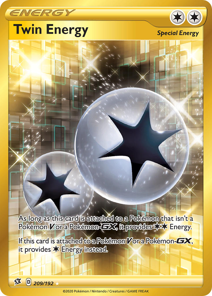 Pokemon TCG Twin Energy 209/192 - Rebel Clash