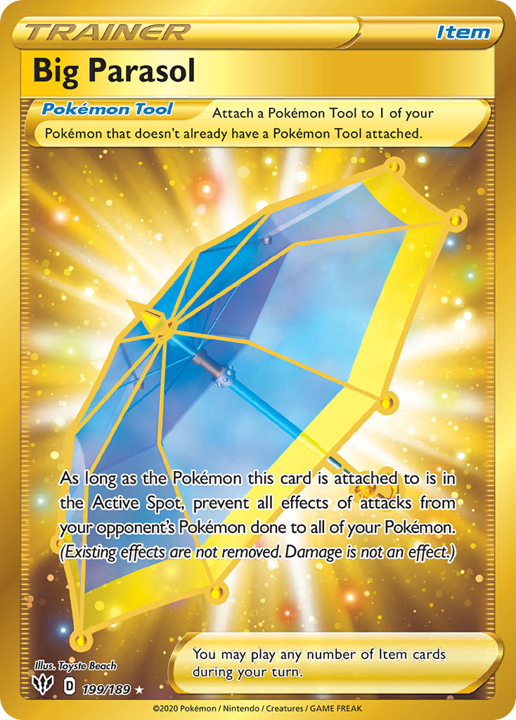 Pokemon TCG Big Parasol 199/189 - Darkness Ablaze