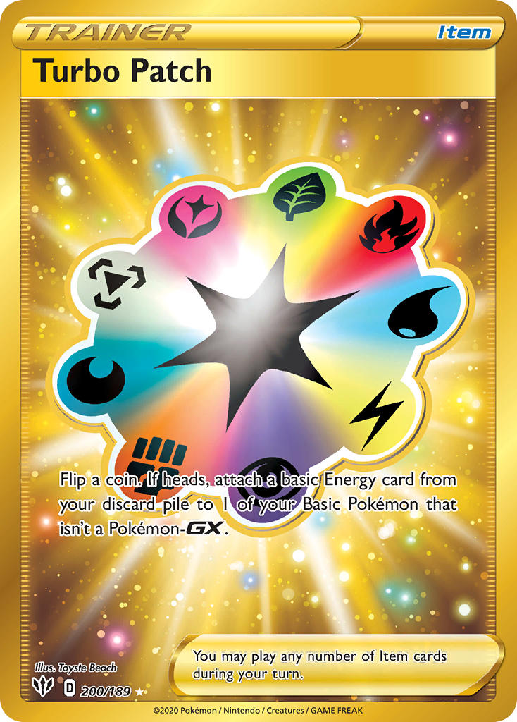 Pokemon TCG Turbo Patch 200/189 - Darkness Ablaze